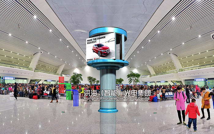 旋轉屏|旋轉魔方柱|旋轉led魔方柱|旋轉屏有哪些？不同類型的旋轉魔方屏展示圖